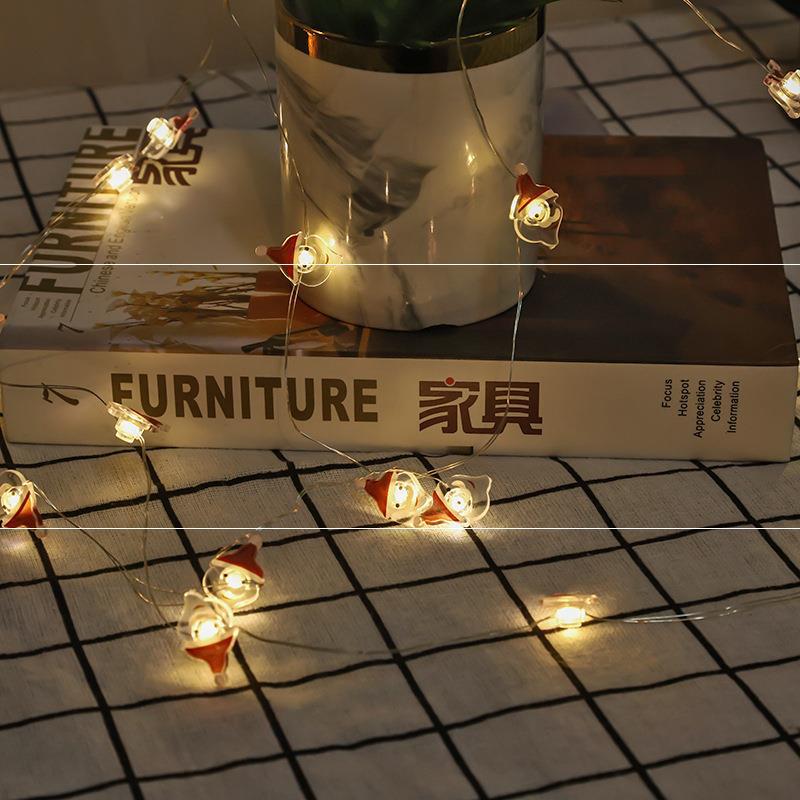 Christmas deer snowman christmas tree lights